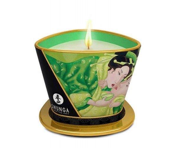 wieca do masa¿u Zenitude Exotic Green Tea 170ml Shunga — zdjęcie 4