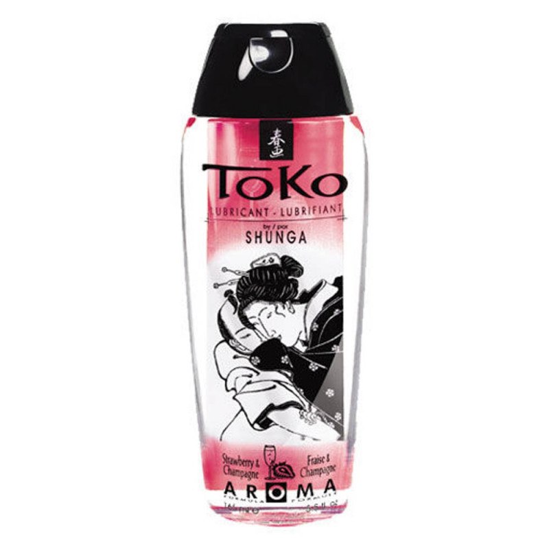 Lubrykant Toko Aroma Strawberry & Champagne 165ml Shunga — zdjęcie 2