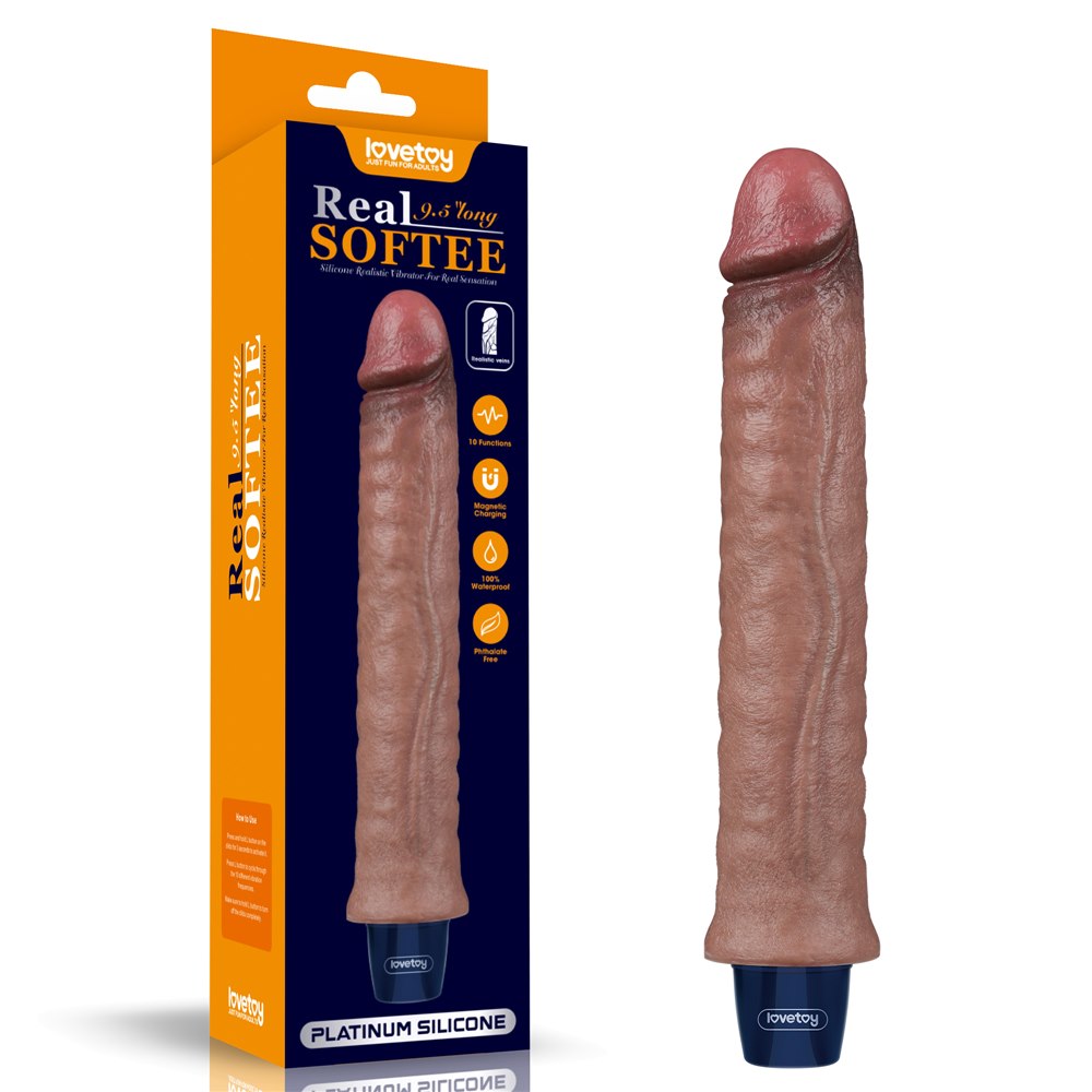 Wibrator Real Softee 24,5cm Lovetoy — zdjęcie 3