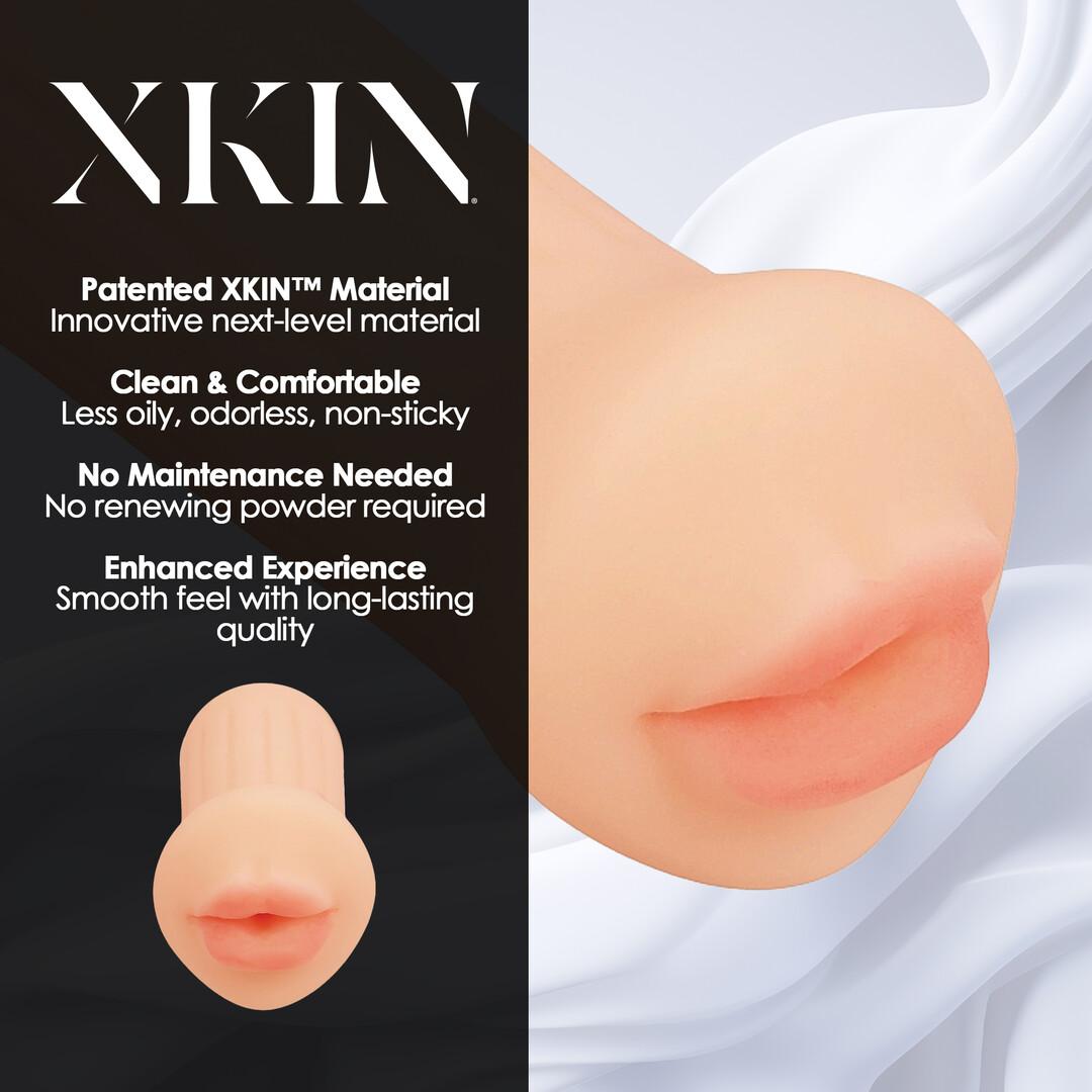 XKIN by Shots - Raw - The Grip - TPE Small Masturbator - 137g - Flesh — zdjęcie 4