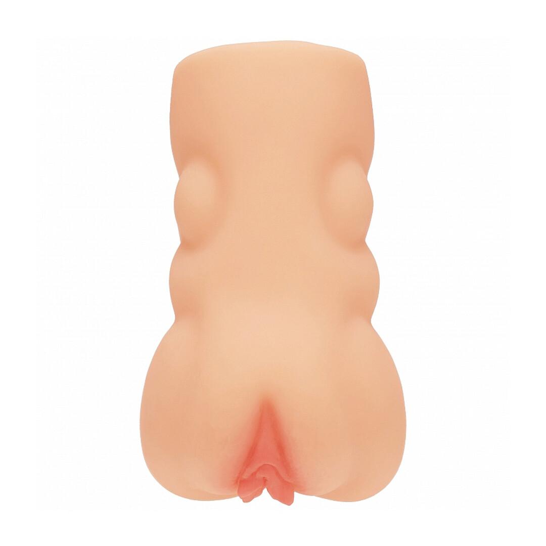 XKIN by Shots - Raw - Pure Stretch - TPE Large Masturbator - 355g - Flesh — zdjęcie 4