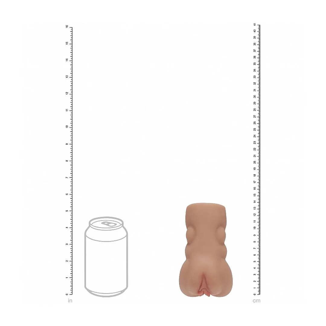 XKIN by Shots - Pinup Dolls - Airforce Brat Bonnie Bombshell - TPE Large Masturbator - 355g - Tan — zdjęcie 4