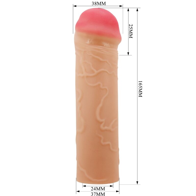 PRETTY LOVE - NILE PENIS EXTENDER COVER FLESH — zdjęcie 4