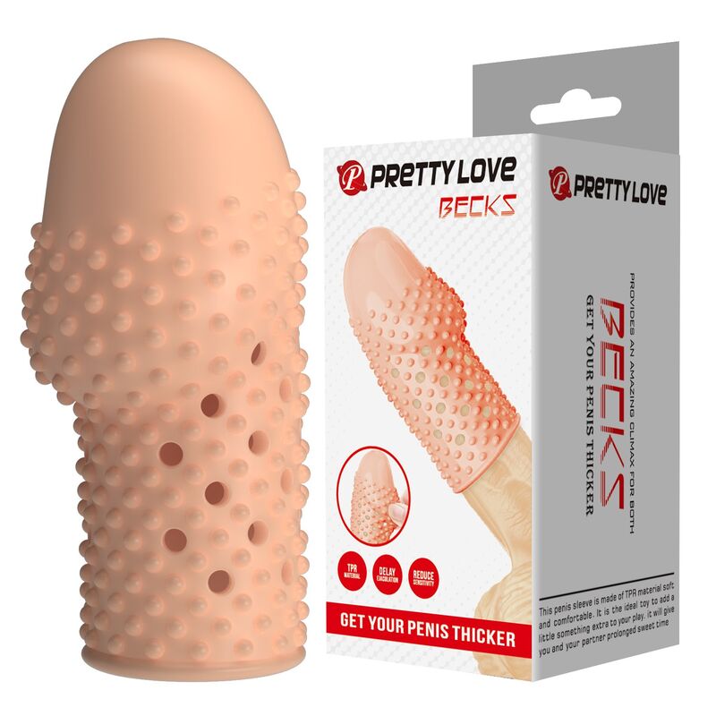PRETTY LOVE - GEEK'S PENIS SLEEVE UZYSKAJ GRUBSZY PENIS W NATURALNYM KOLORZE