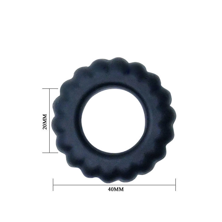 BAILE - TITAN COCKRING CZARNY 2 CM — zdjęcie 4