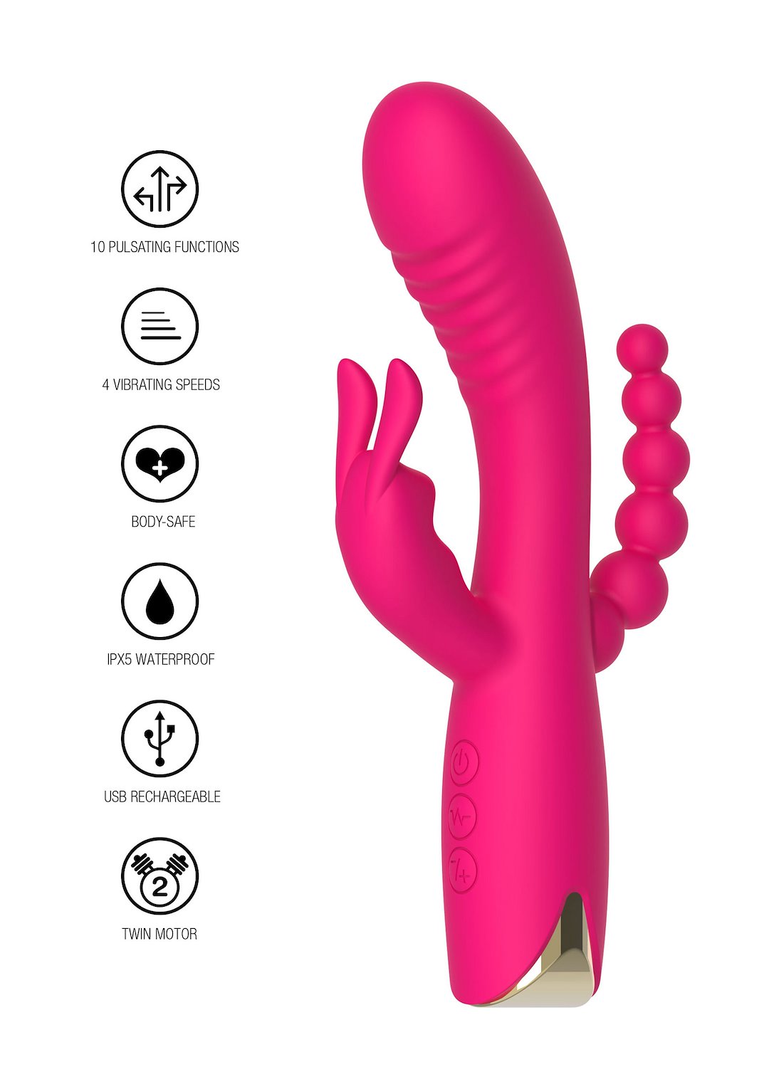 ToyJoy Designer Edition Aphrodite Triple Vibrator — zdjęcie 3