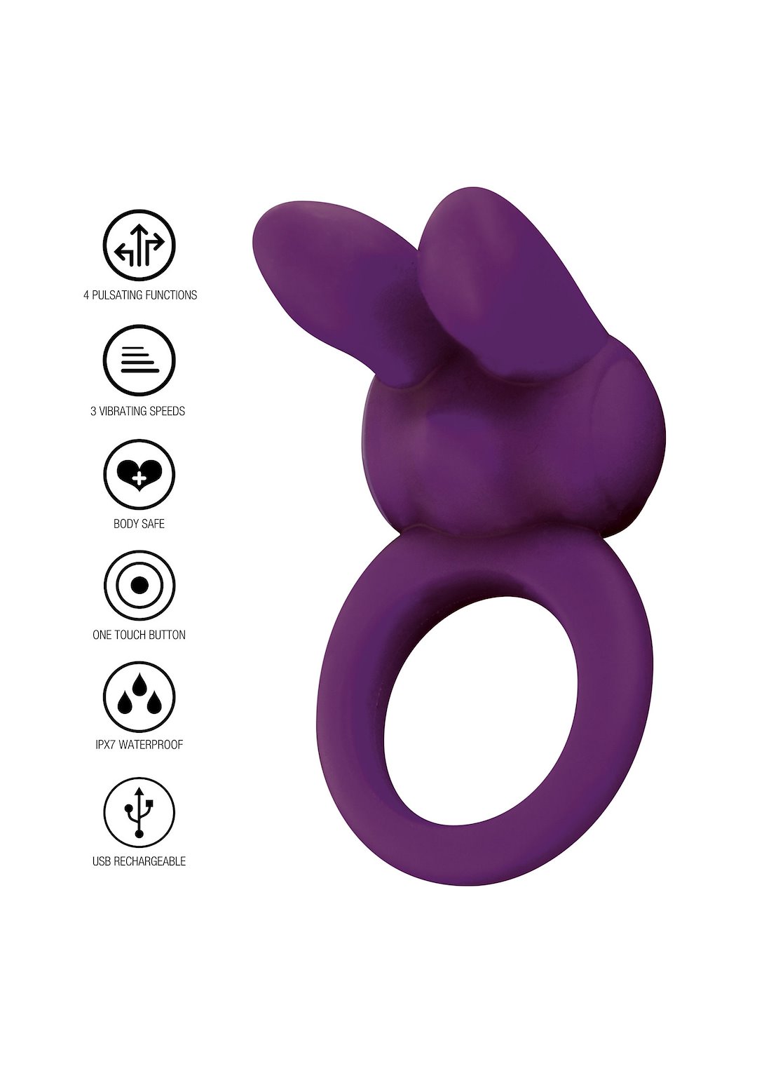 ToyJoy - Eos The Rabbit C-Ring — zdjęcie 2