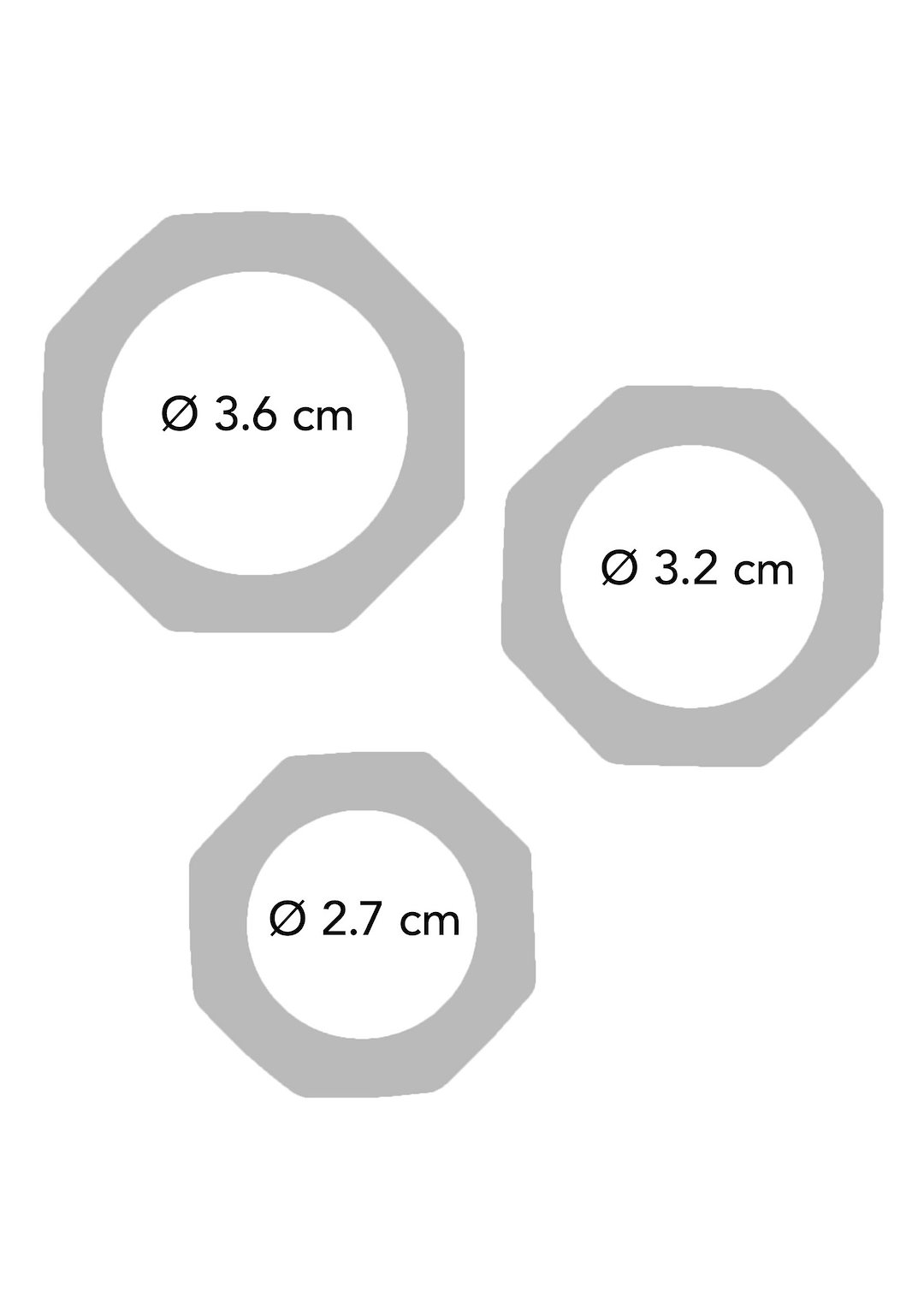 ToyJoy - Power Halo C-Ring Set — zdjęcie 2