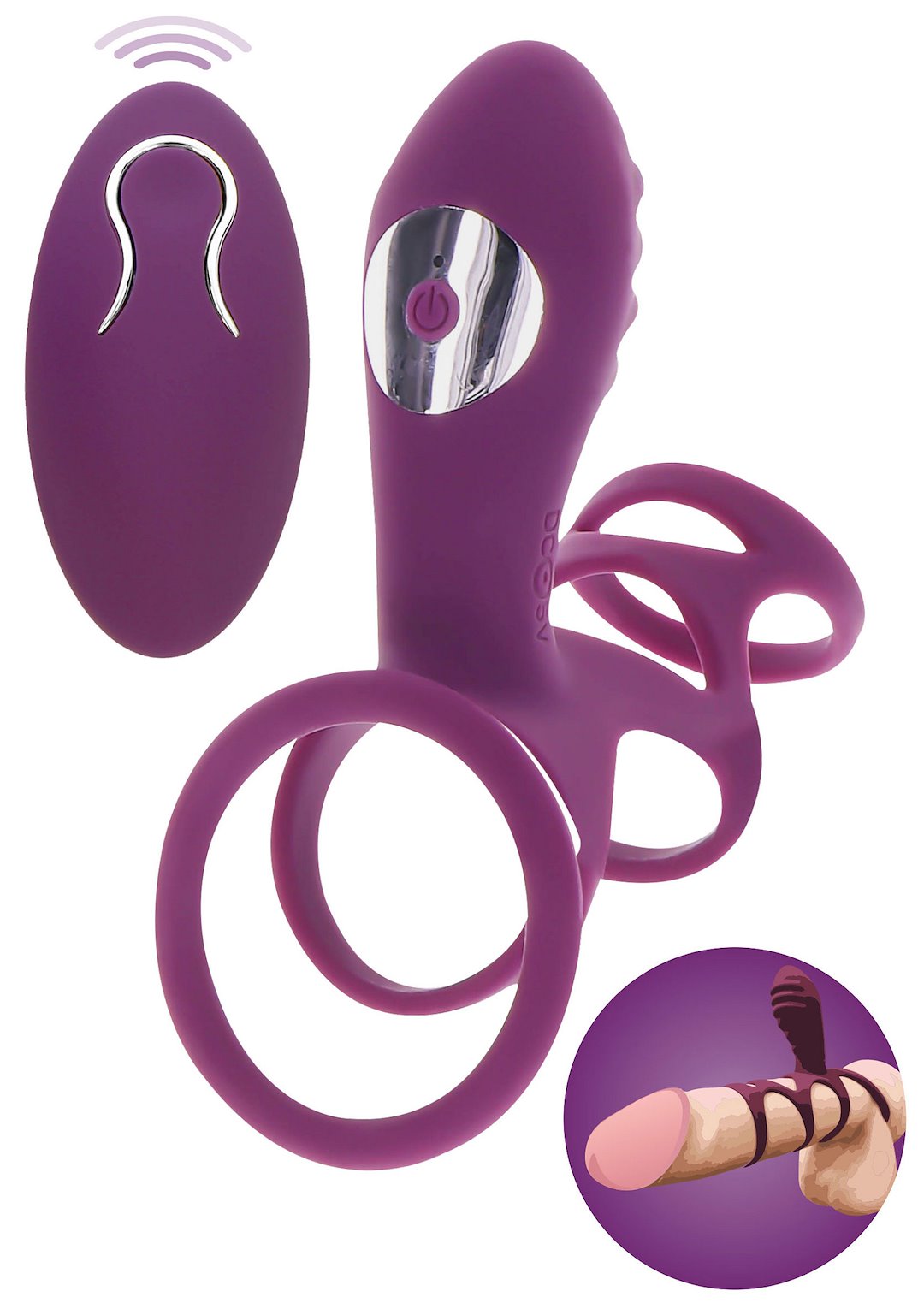 ToyJoy Happiness Halo Halo C-Ring Sleeve — zdjęcie 2