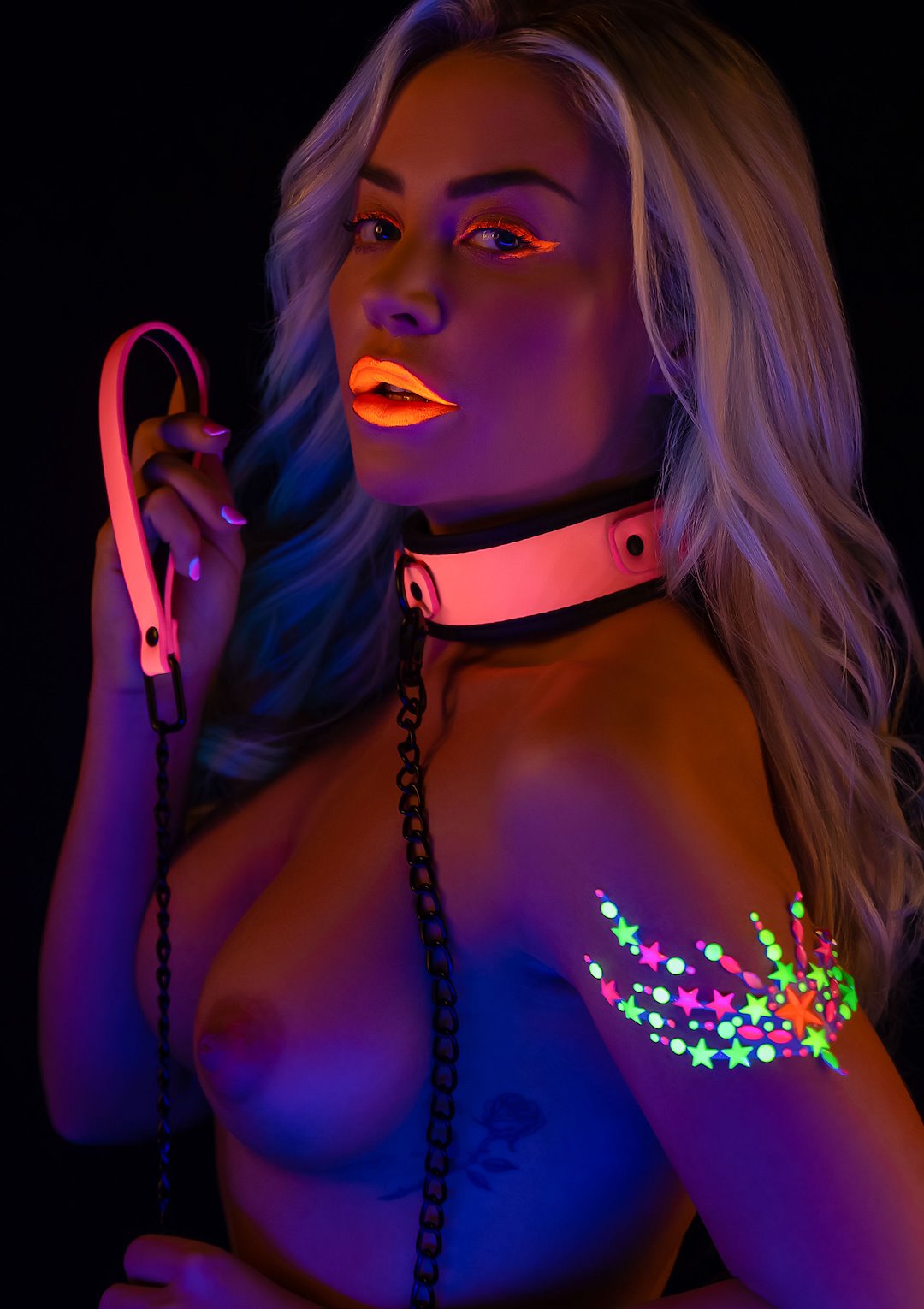 Taboom Glow In the Dark Collar and Chain Leash — zdjęcie 2