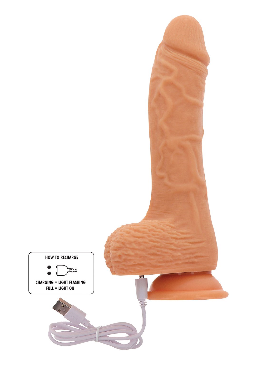 ToyJoy - Up&Down Rotating Vibr Dildo — zdjęcie 3
