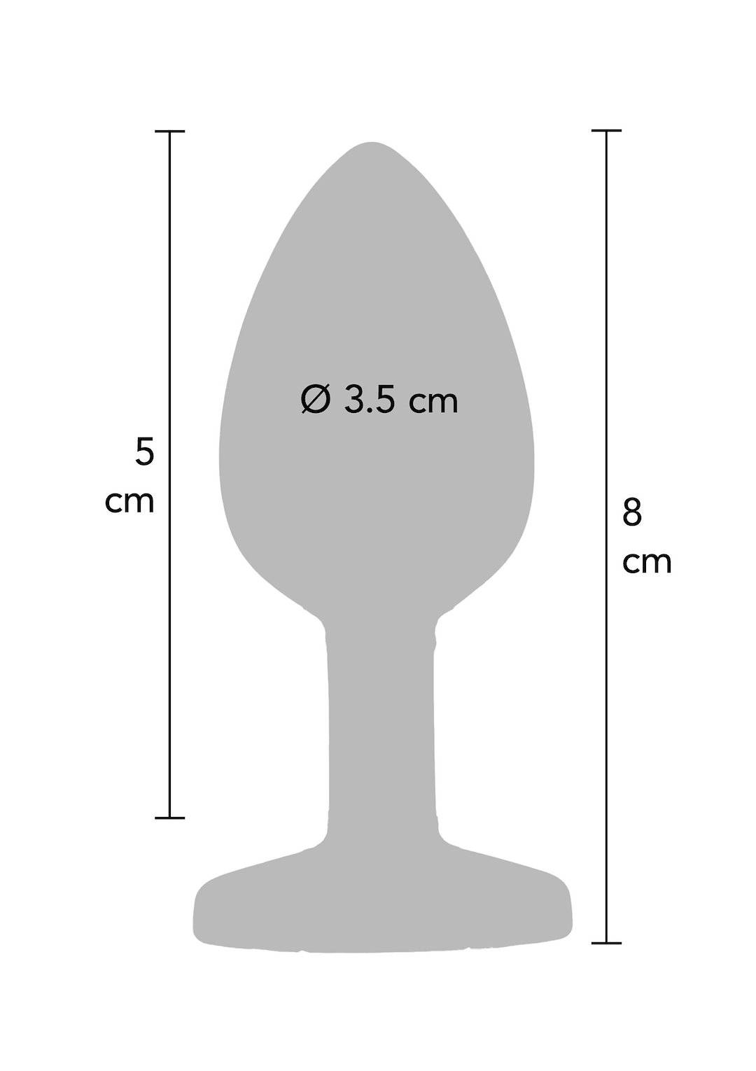 ToyJoy - Rainbow Booty Jewel Medium — zdjęcie 3