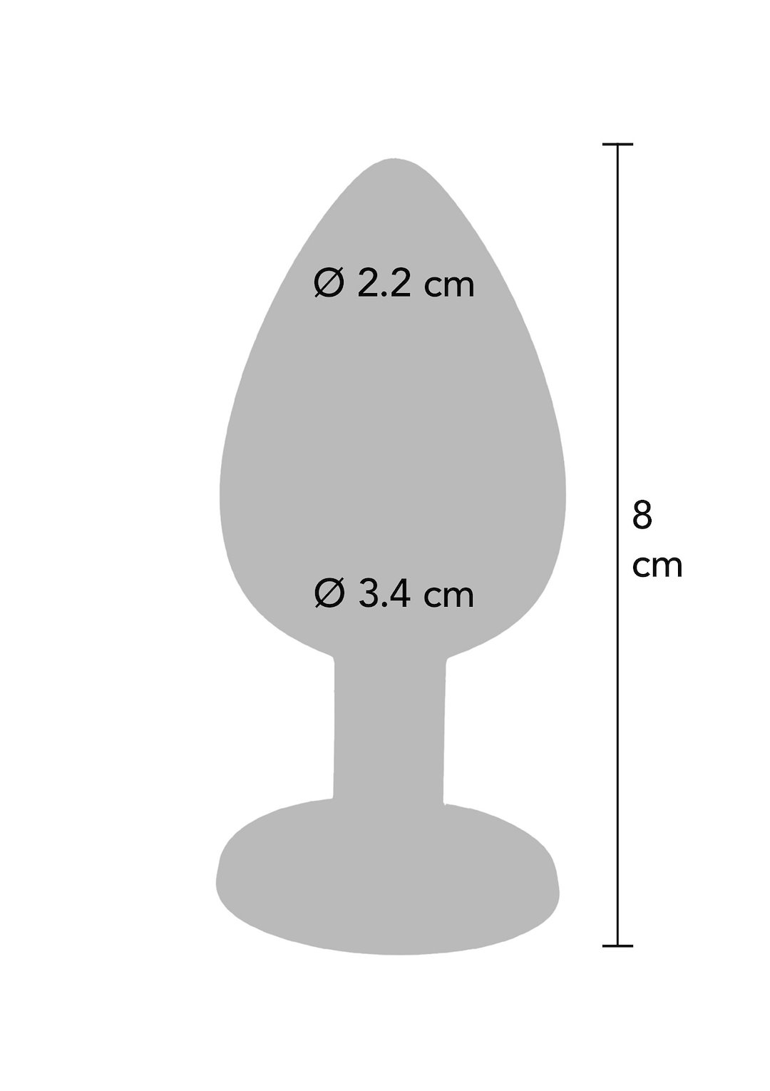 ToyJoy - Starlight Booty Jewel Medium — zdjęcie 3