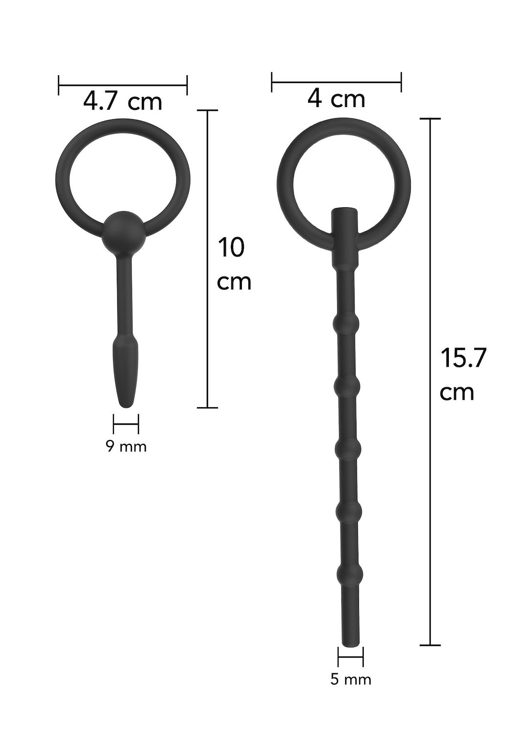 Hidden Desire - Penis Plug Set Advanced 2 pcs — zdjęcie 3