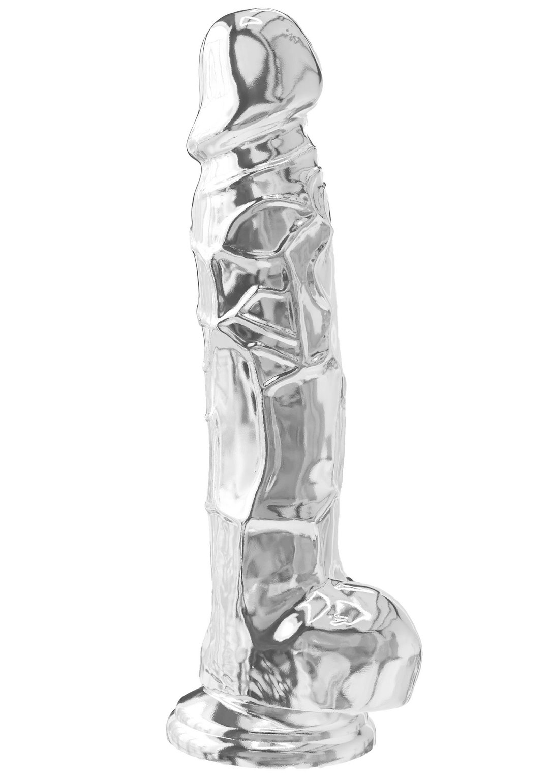 ToyJoy - Clear Dildo TPE 22.5 cm — zdjęcie 4