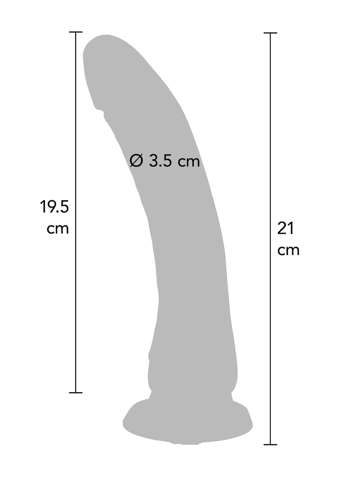 ToyJoy Get Real Silicone 21 cm Dong — zdjęcie 4