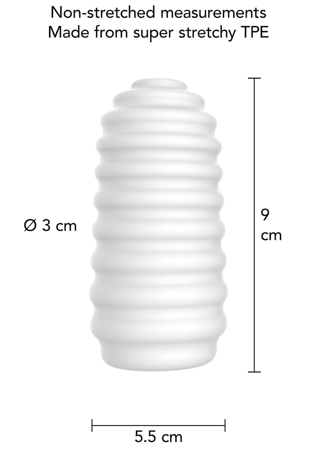ToyJoy - Medium Masturbator Ribs — zdjęcie 4