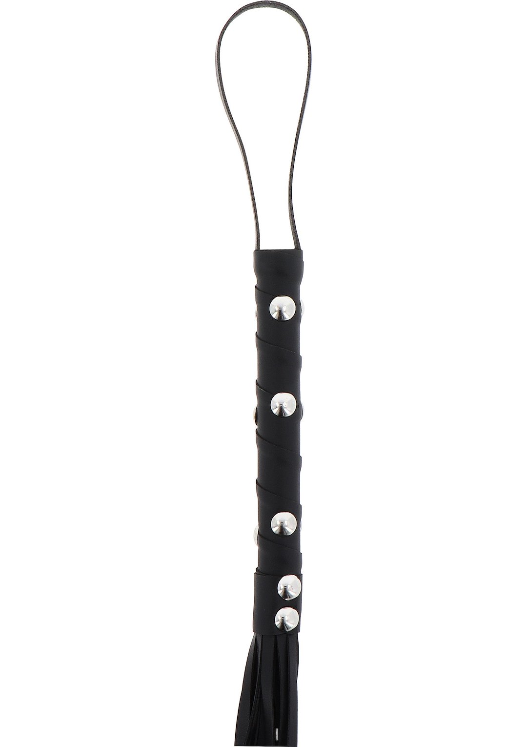 Hidden Desire - Short Studded Flogger Whip — zdjęcie 4