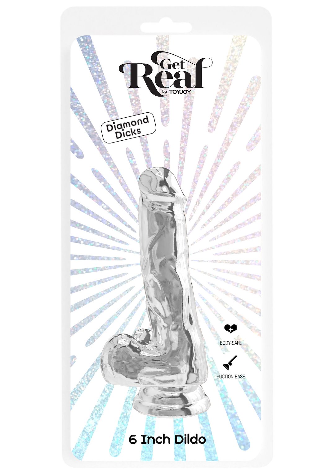 ToyJoy - Clear Dildo TPE 16 cm