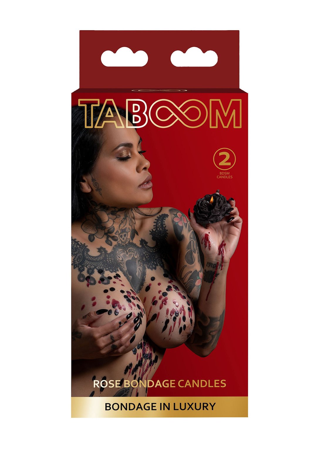 Taboom - Rose Japanese Drip Candle 2 pcs