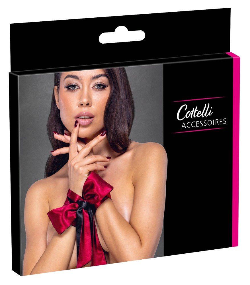 Cottelli Accessoires - Bondage Scarf red/black