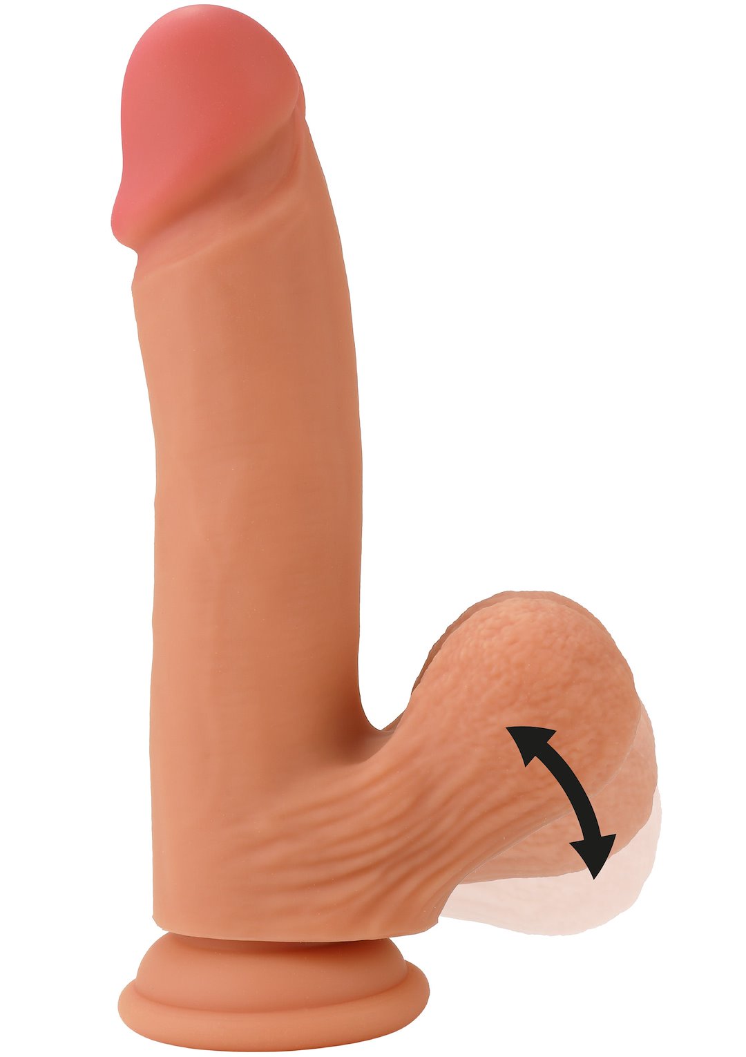Hidden Desire - Realistic Dildo Liquid Silicone 19 cm — zdjęcie 2