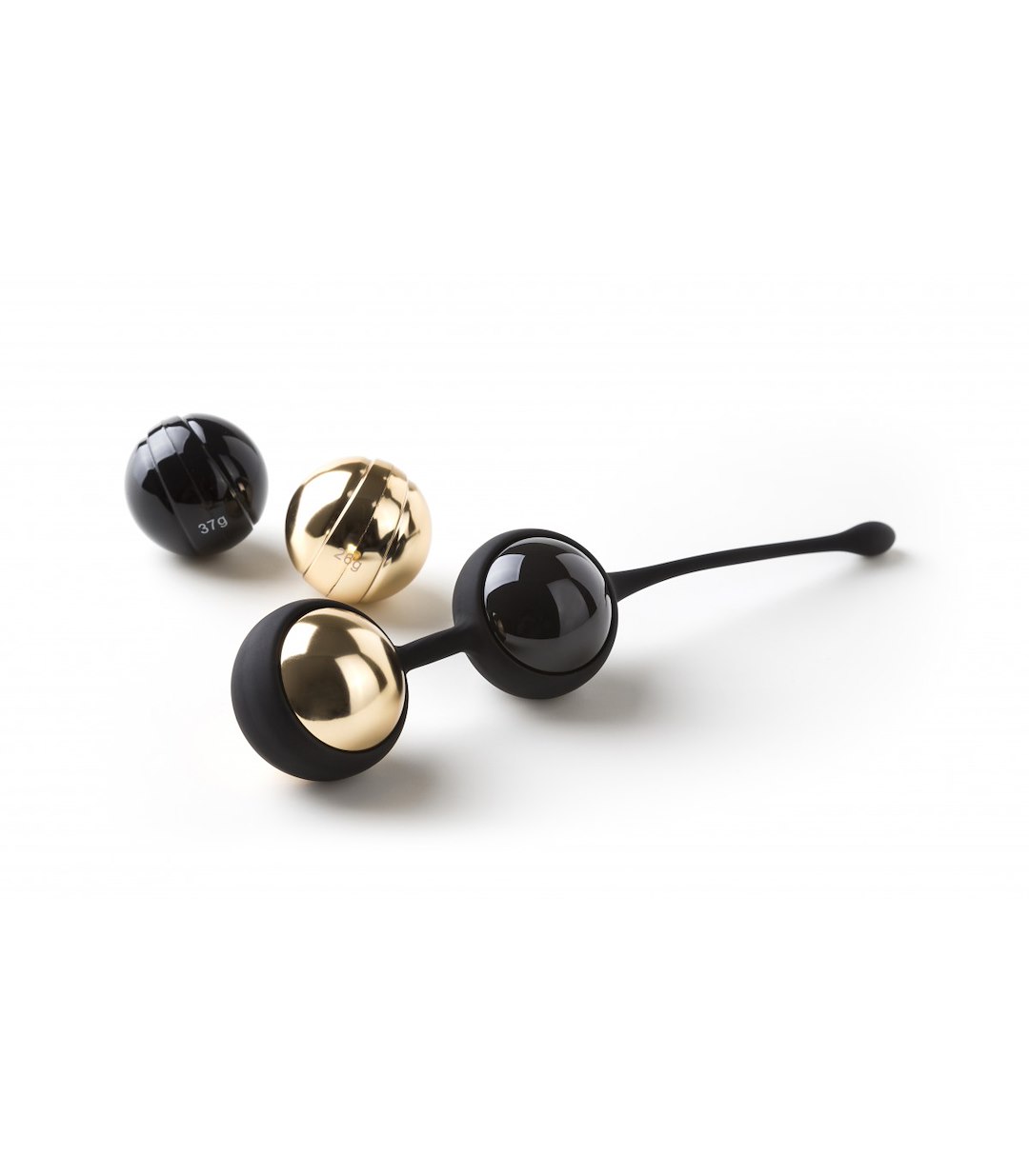LANGLOYS - DANAE BLACK - GOLD — zdjęcie 2