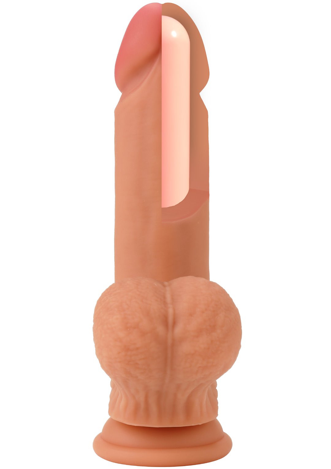 Hidden Desire - Realistic Dildo Liquid Silicone 19 cm — zdjęcie 4