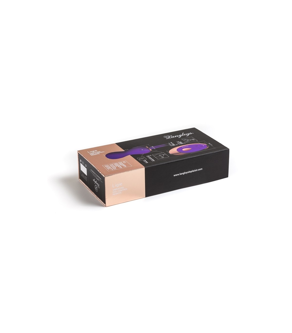 LANGLOYS - LIGIE FUCHSIA REMOTE CONTROL VIBRATING EGG — zdjęcie 3