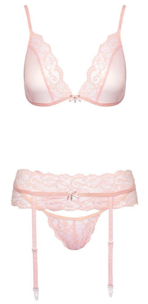 Komplet bielizny z pasem do poñczoch Rosa L/XL Kissable — zdjęcie 4