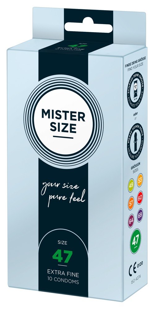 Prezerwatywy 47mm 10 szt. Mister Size — zdjęcie 2