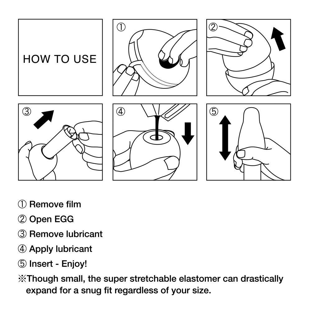Masturbator Egg Brush 1 szt. Tenga — zdjęcie 4