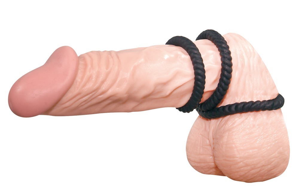 You2Toys - Silikonowe ringi czarne 3 szt. — zdjęcie 4