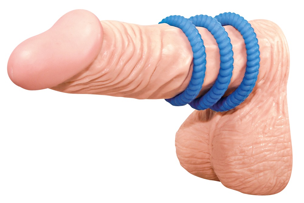 You2Toys - Silikonowe ringi niebieskie 3 szt. — zdjęcie 3