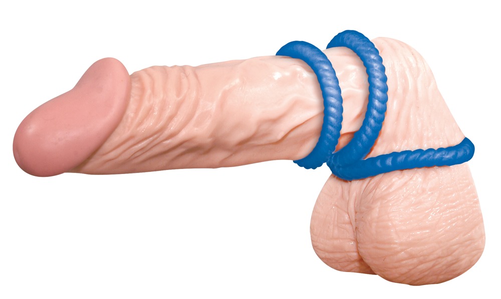 You2Toys - Silikonowe ringi niebieskie 3 szt. — zdjęcie 4