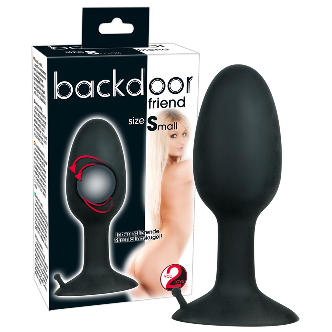 Korek analny silikonowy Backdoor Friend 8 cm — zdjęcie 4