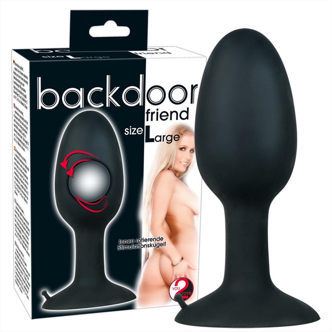 Korek analny silikonowy Backdoor Friend 12 cm — zdjęcie 3