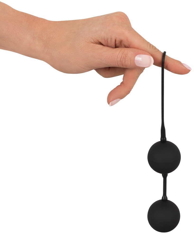 Black Velvets The Perfect Balls - silkonowe kulki czarne — zdjęcie 4