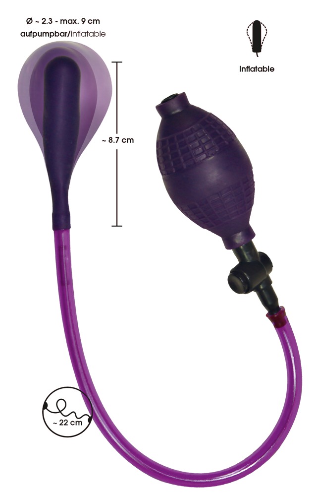 Balonik analny lateksowy pompowany Anal Balloon Bad Kitty — zdjęcie 4