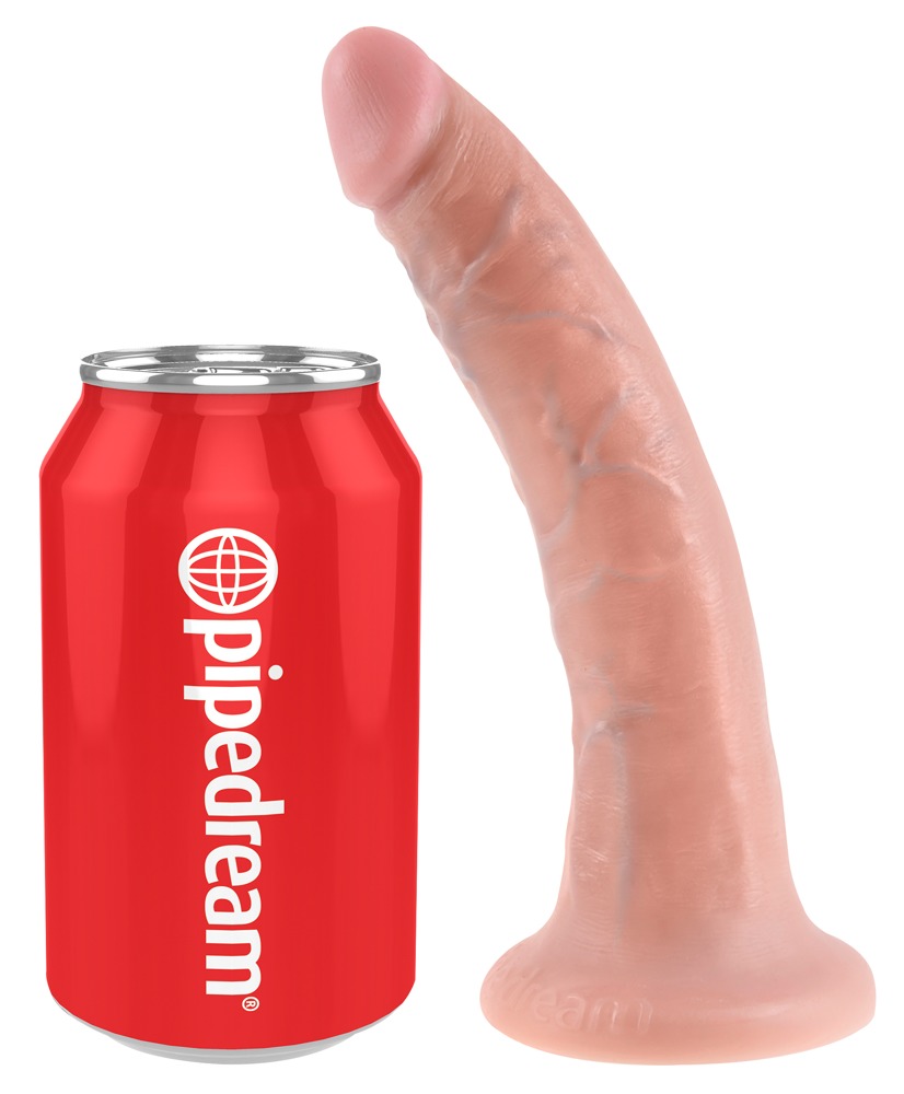Dildo z przyssawk¹ 18 cm King Cock — zdjęcie 2