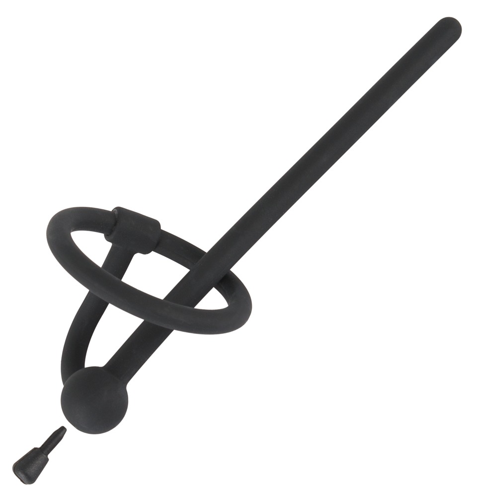 Penisplug - Dilator z piercieniem na ¿o³¹d — zdjęcie 4