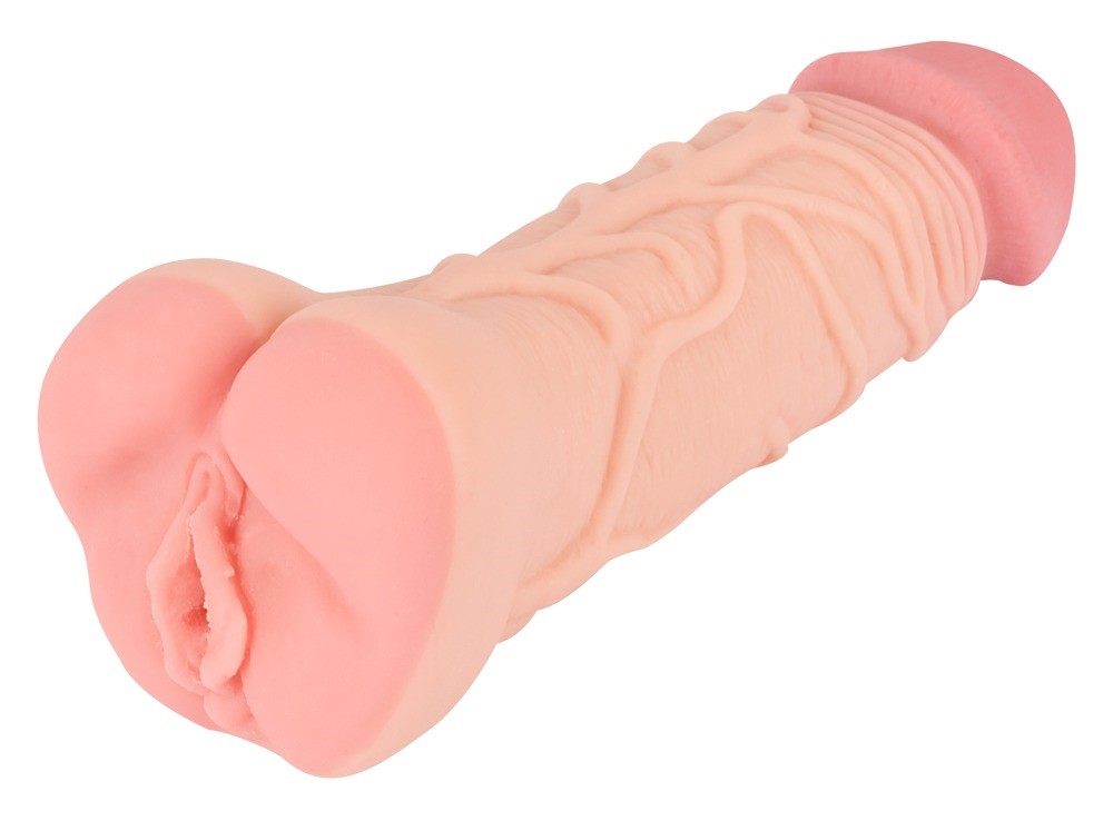 Masturbator i przed³u¿ka 2 w 1 Nature Skin — zdjęcie 2