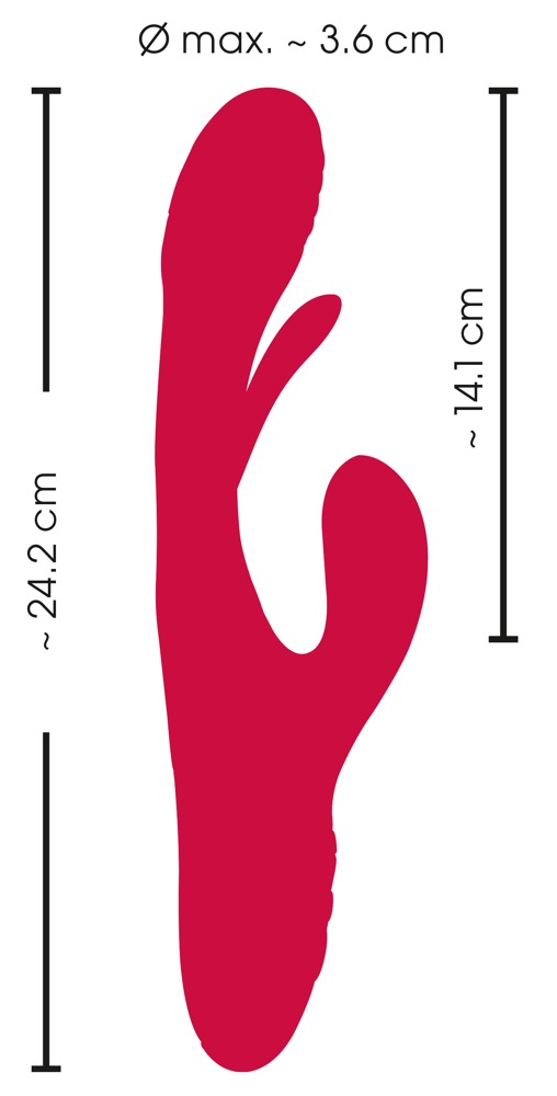 Sweet Smile - Wibrator do stymulacji punktu G 24,2 cm Smile — zdjęcie 4