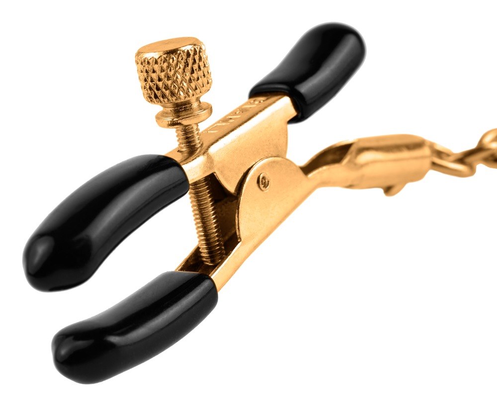 Fetish Fantasy Gold - FFS Gold Chain Nipple Clamps — zdjęcie 3