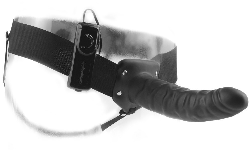 Fetish Fantasy Series - FFS 8" Hollow Strap-On Dark — zdjęcie 3
