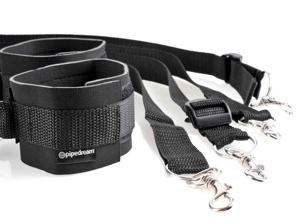 Fetish Fantasy Series - FFS Cuff & Tether Set Black — zdjęcie 4