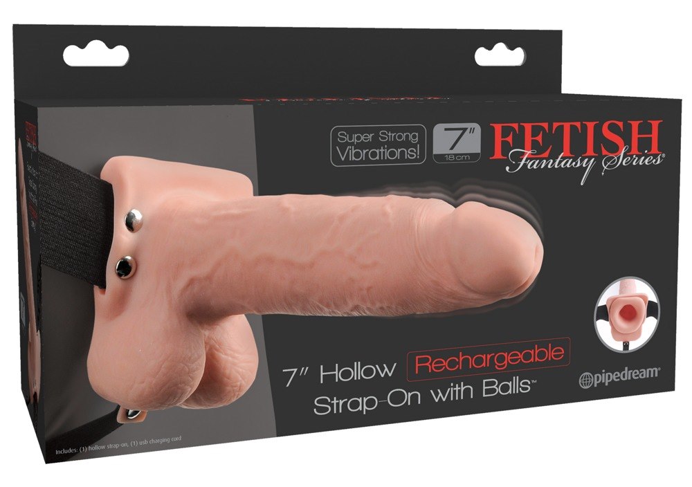 Fetish Fantasy Series - FFS 7 Hollow Strap-On Light