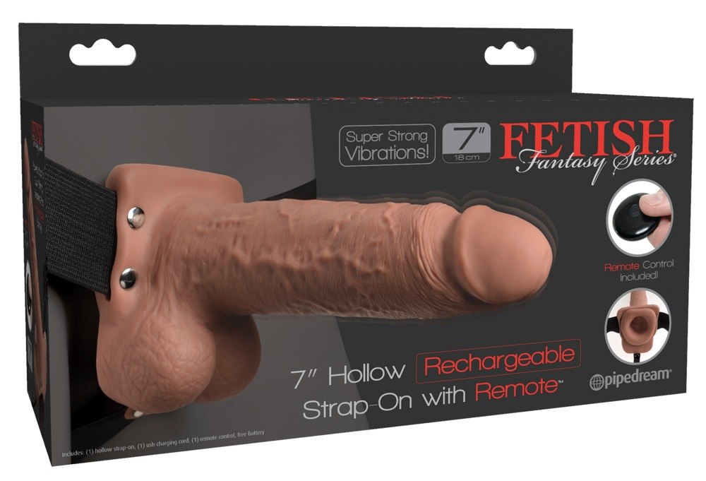 Fetish Fantasy Series - FFS 7 Hollow Strap-On Dark Rem