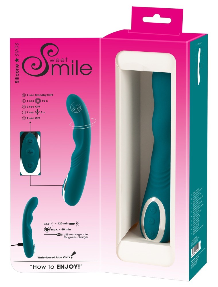 Wibrator do stymulacji punktu G 22,8cm Sweet Smile — zdjęcie 3