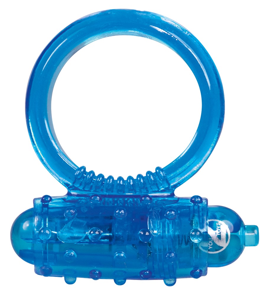 You2Toys - Piercieñ z wibracj¹ lazurowy — zdjęcie 2